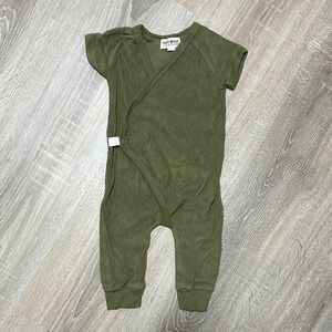 Olive Green Kids Jumpsuit